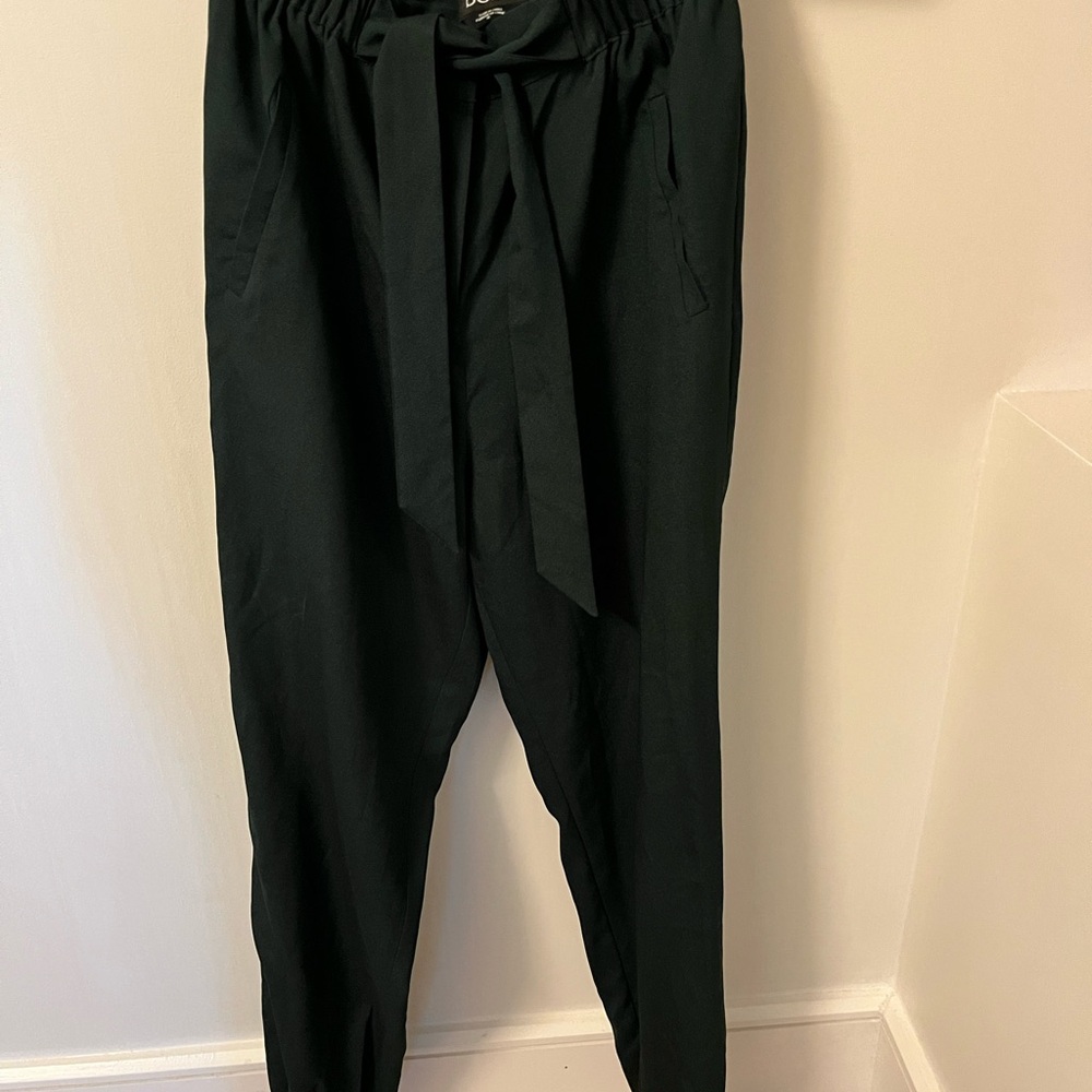 bebe green joggers